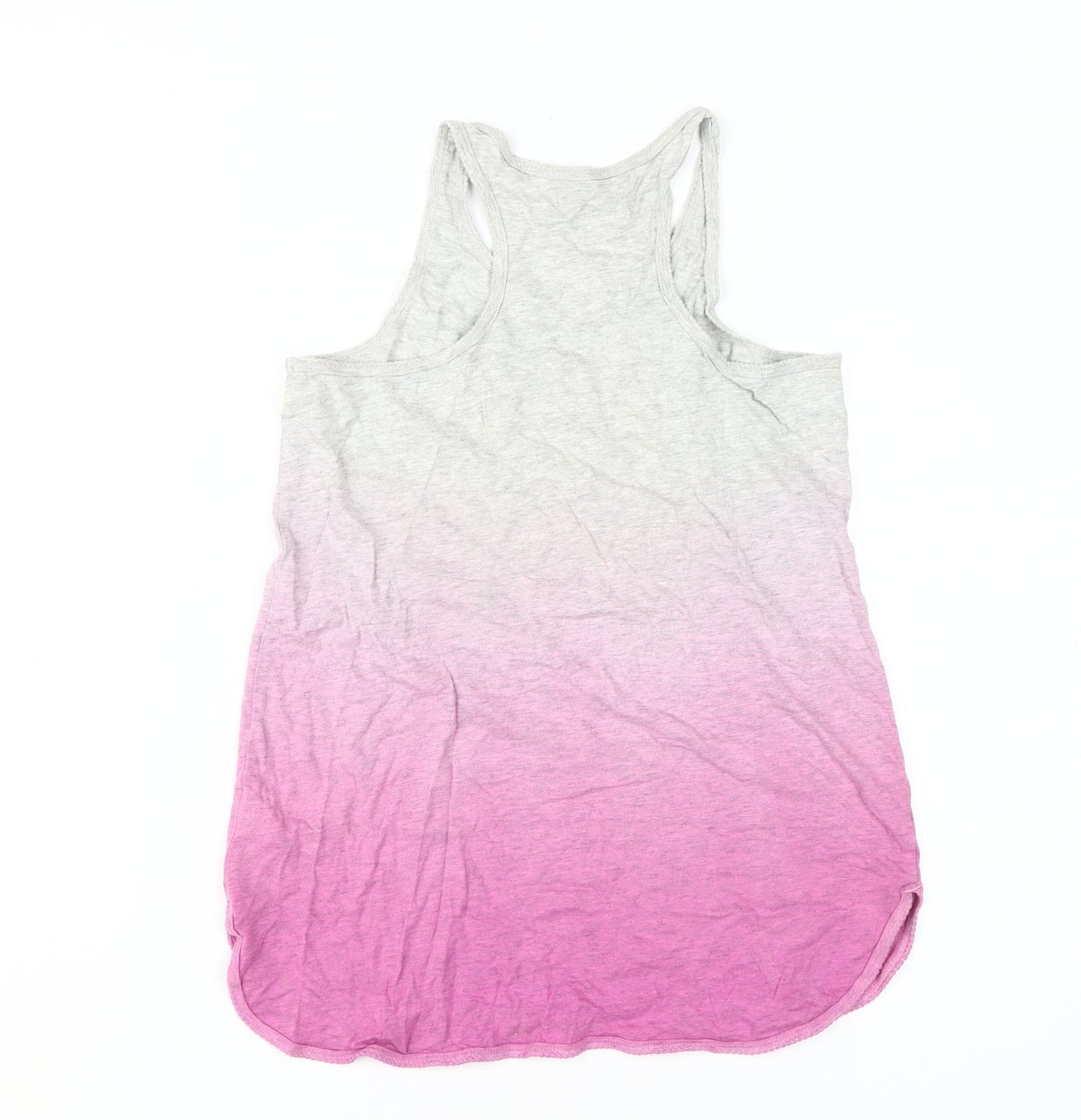 Gap Kids Girls Pink Grey Sleeveless Tank Top 13-14 Years