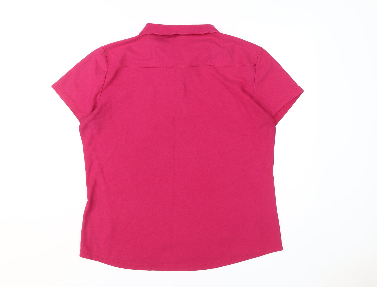 LA Gear Women's Pink Polo Shirt, Size 22