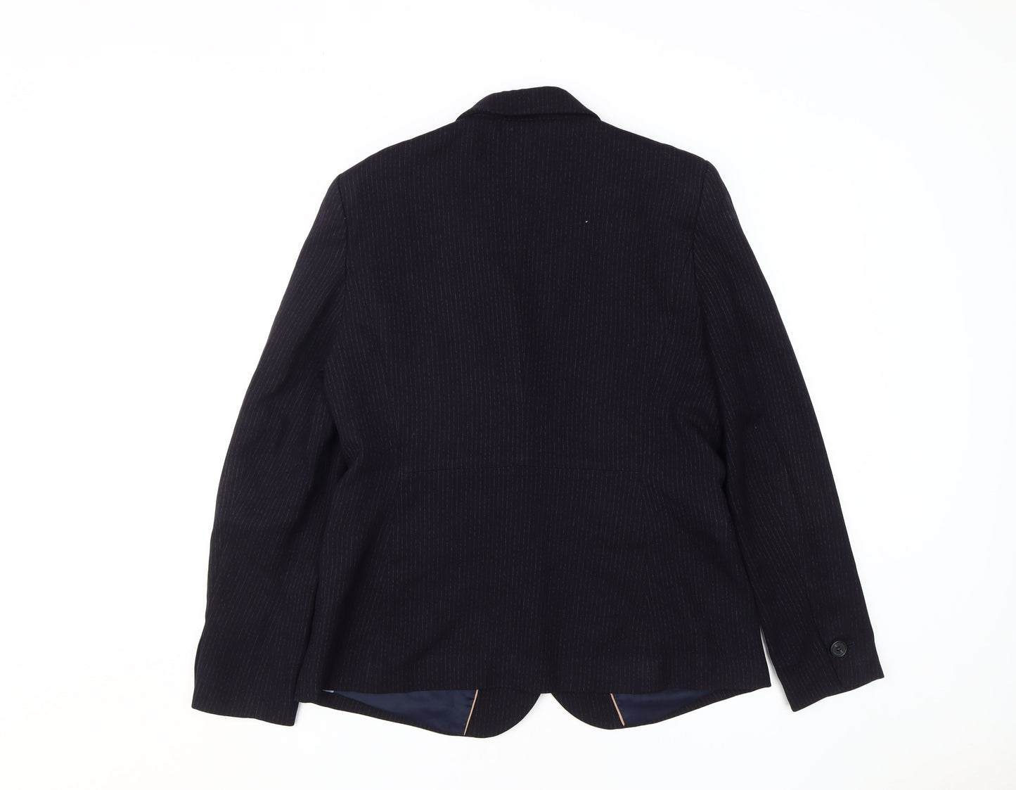 Next Women's Black Pinstripe Blazer, Size 14