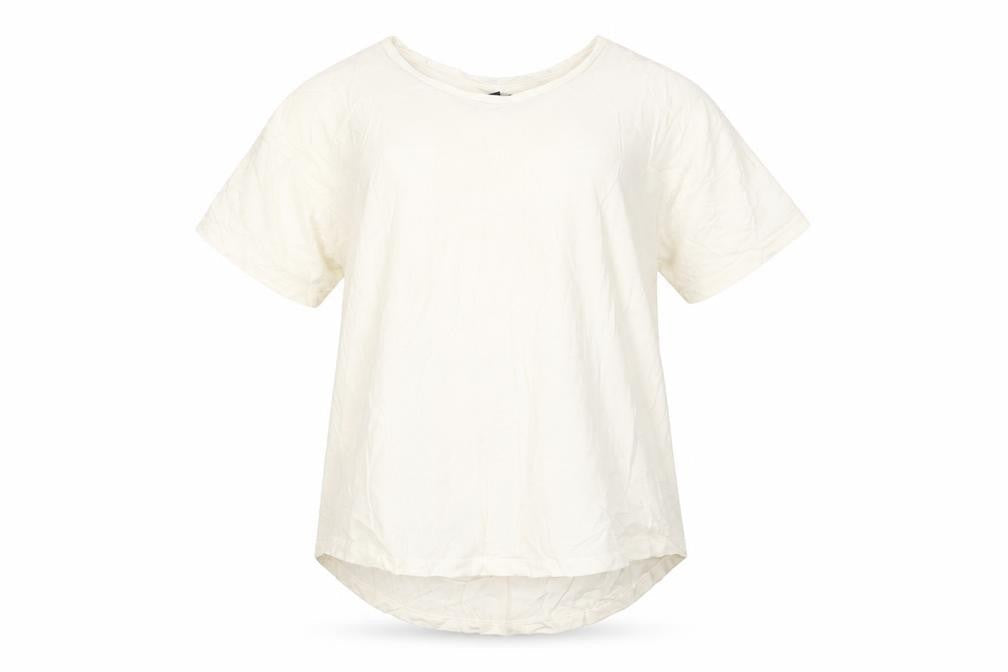 Gap Girls White T-Shirt, Size 14-16, Cotton Modal Blend