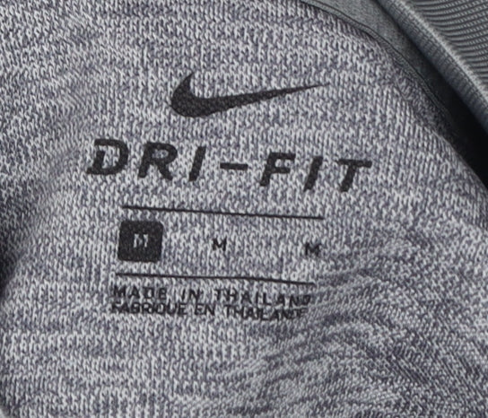 Nike Men's Grey Full Zip Sweatshirt M