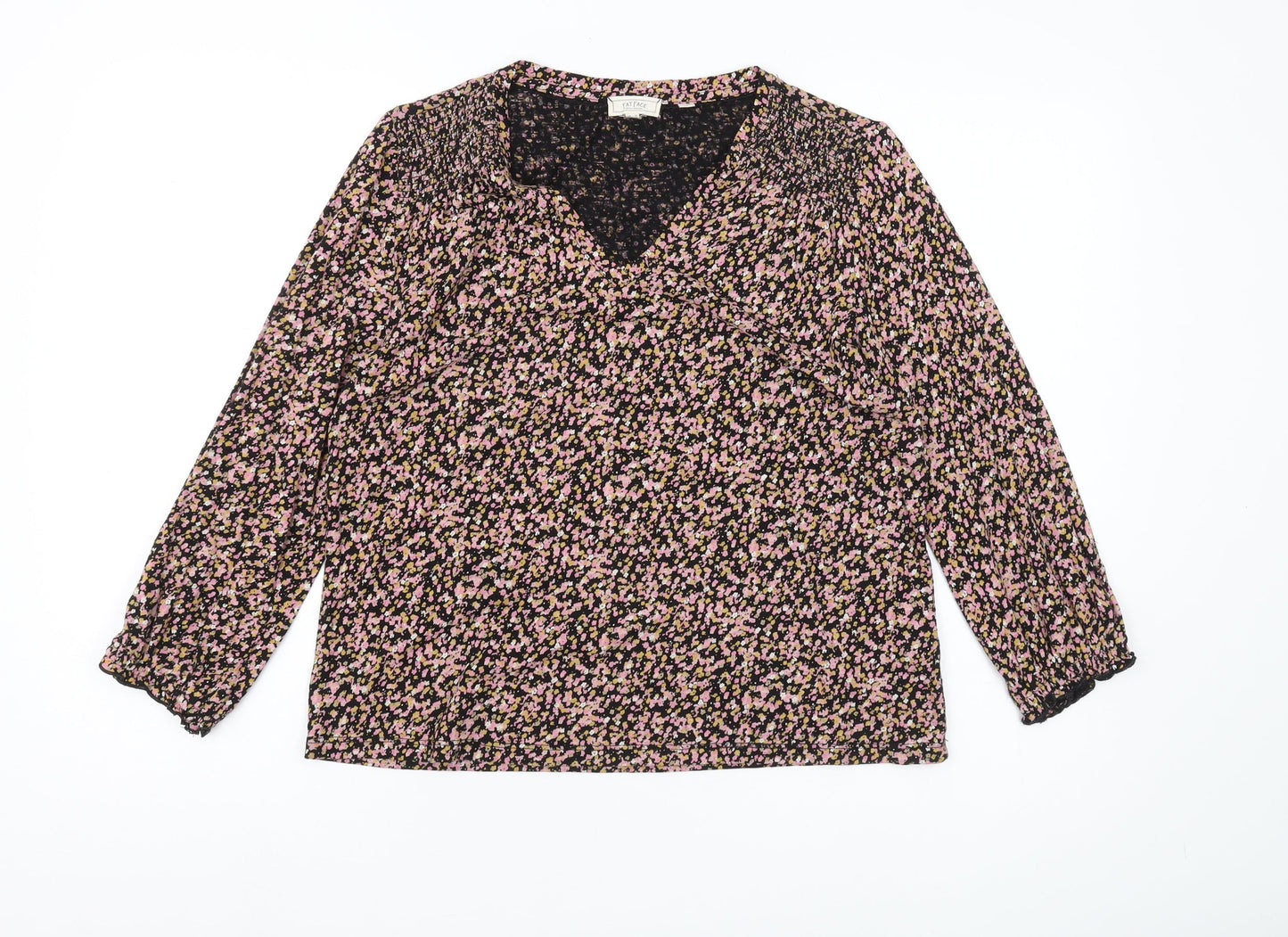 Fat Face Women's Multicoloured Floral Tunic Blouse, UK 10