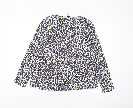 Joules Women's Multicolour Animal Print T-Shirt Size 8