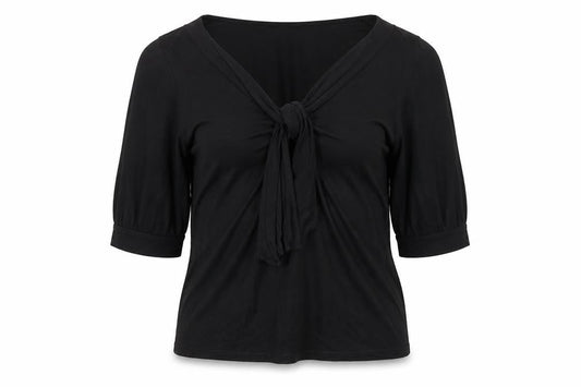 Womens UK Size L Banana Republic Black Viscose Blend Blouse