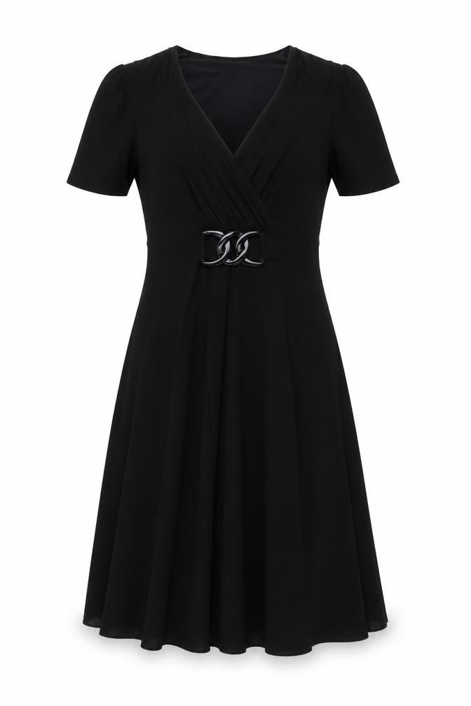 Viyella Women's Black A-Line Dress Size 10