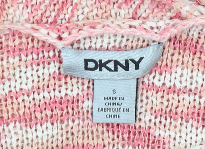 DKNY Women's Multicoloured Pullover Jumper, Size S