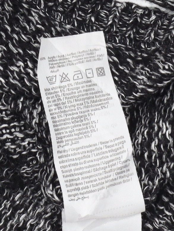 Jacqueline de Yong Women's Black XS Full Zip Jumper