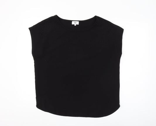 Noa Noa Women's Black Sleeveless Blouse Size 8