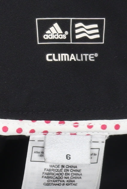 Adidas Women's Black Trousers, Size 6, Regular Fit