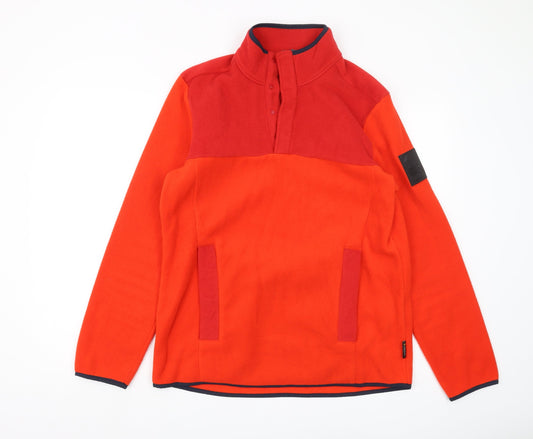 Jack Wolfskin Men's Red Pullover Sweatshirt M Fleece