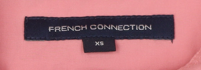 French Connection Pink Women's XS Collared Blouse
