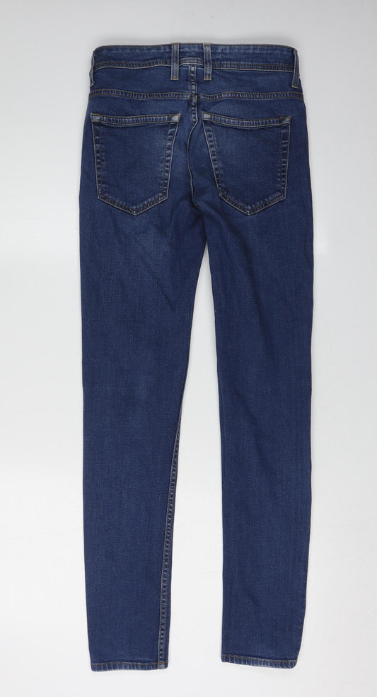 Burton London Unisex Blue Skinny Jeans Size 28