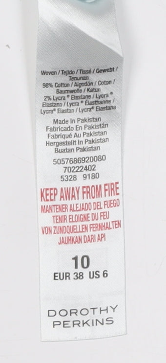 Dorothy Perkins Women's Blue Skinny Jeans Size 10