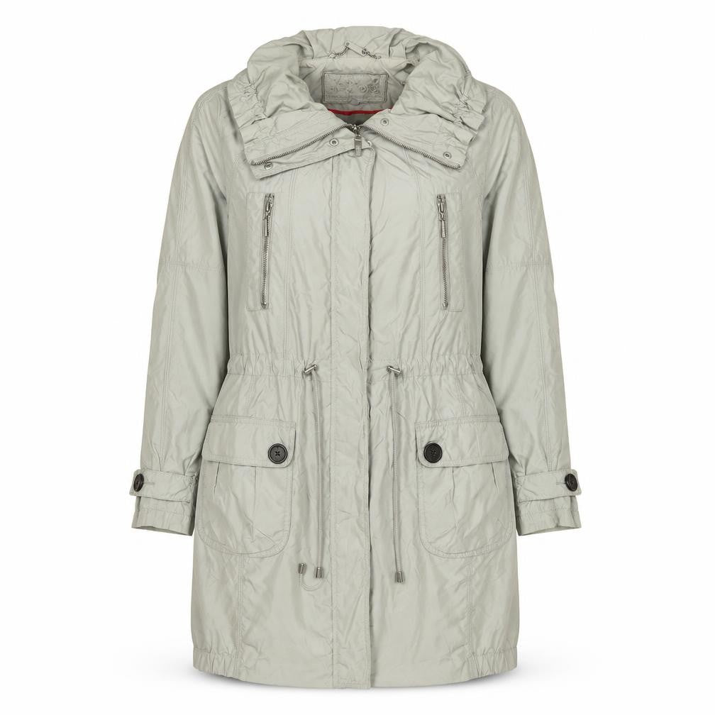 Debenhams Women's Grey Parka Coat Size 12