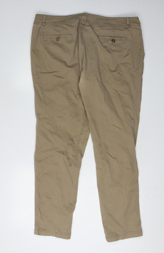 Designers at Debenhams Beige Chino Trousers for Men, Size 16
