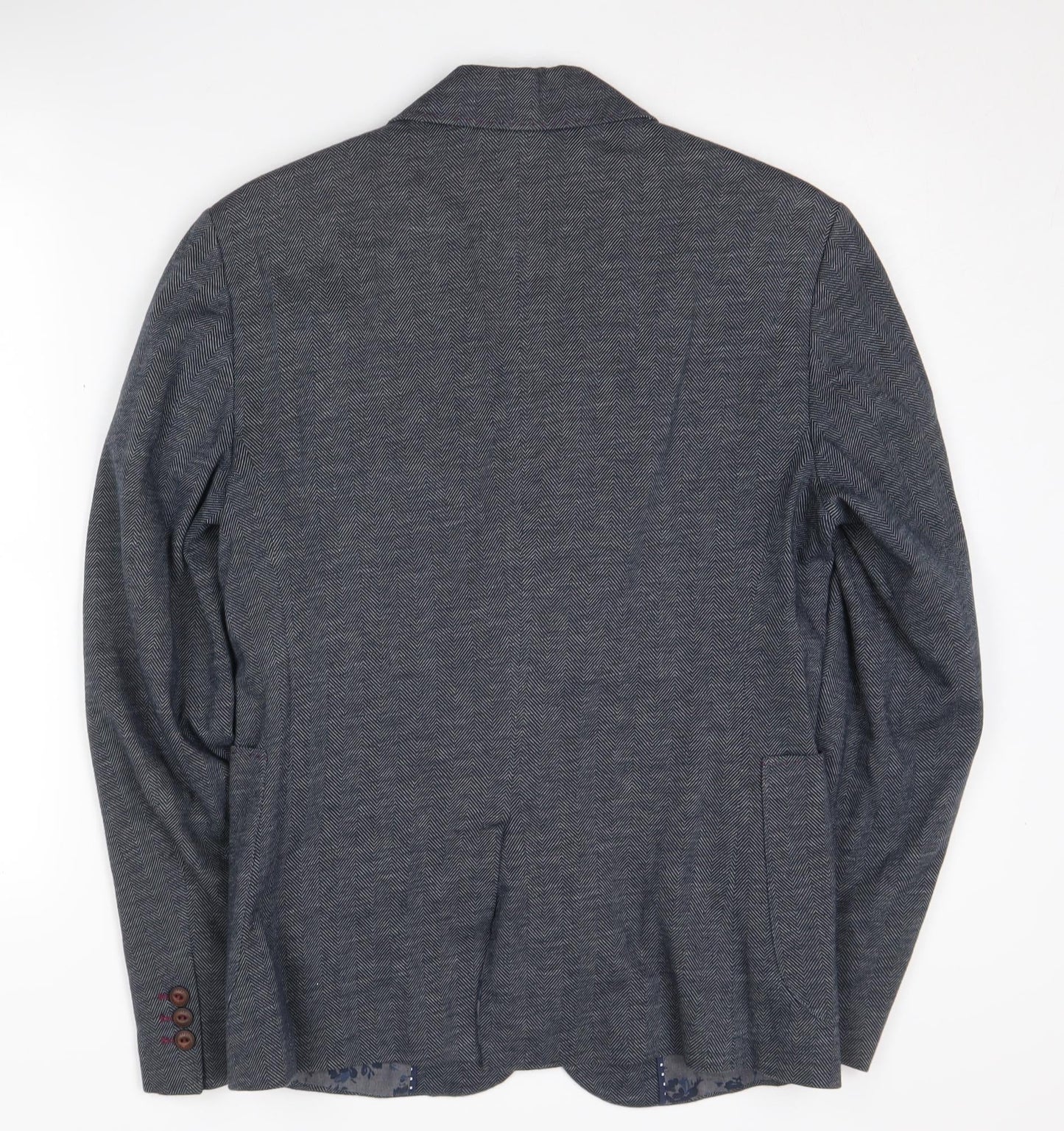 Ted Baker Men's Grey Blazer Size 2 - Classic Style