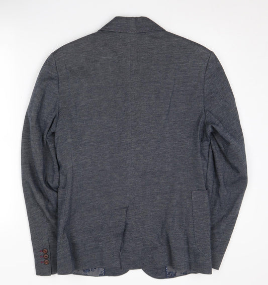 Ted Baker Men's Grey Blazer Size 2 - Classic Style