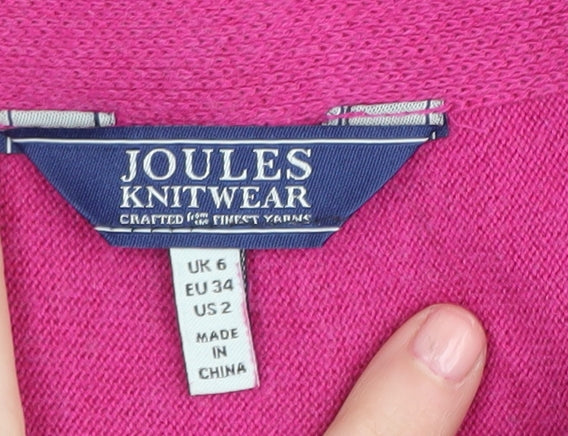 Joules Women’s Pink Pullover Jumper Size 6