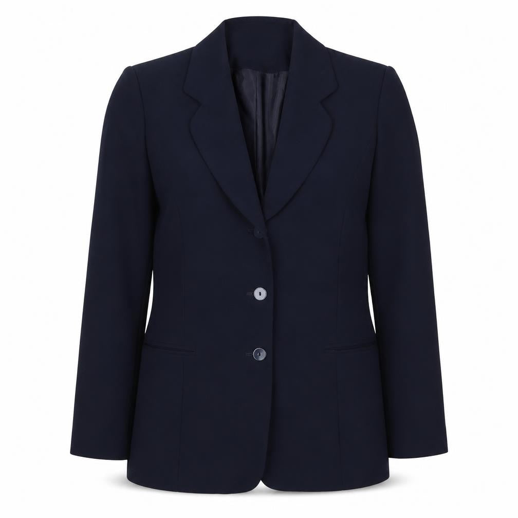 Eastex Women's Blue Suit Jacket Size 14 Classic Workwear