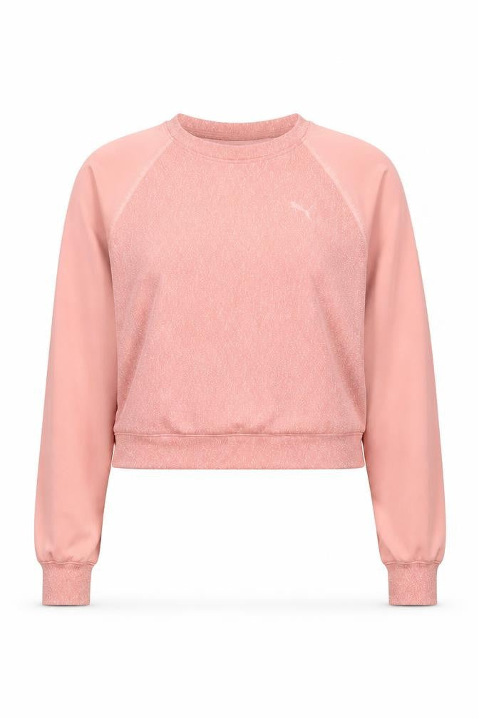Womens UK XS Regular PUMA Pink Pullover Sweatshirt