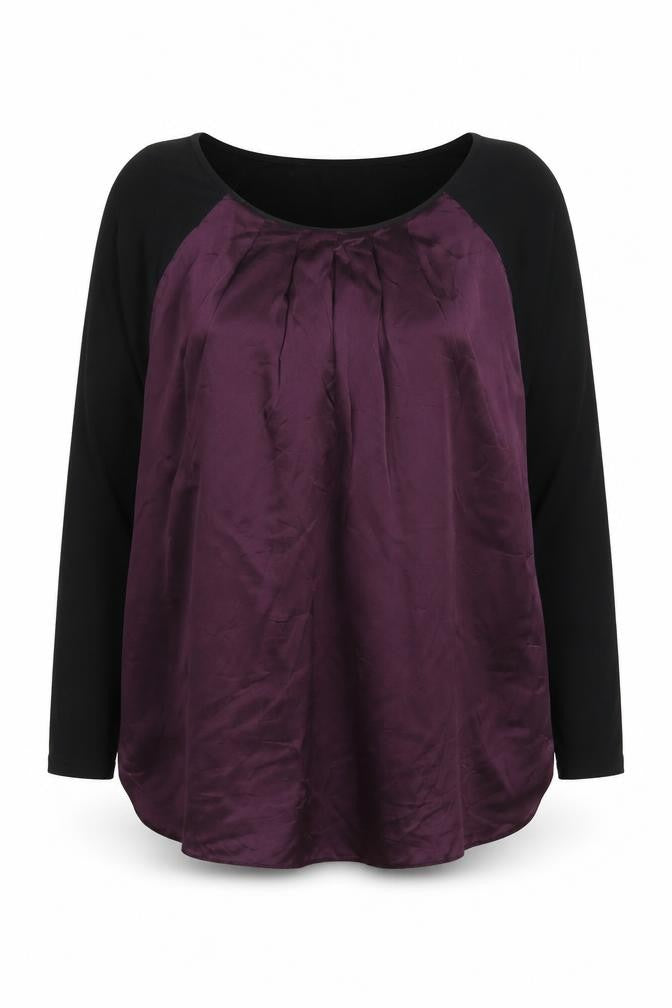 Womens UK Size 12 Laura Ashley Purple Viscose Blouse