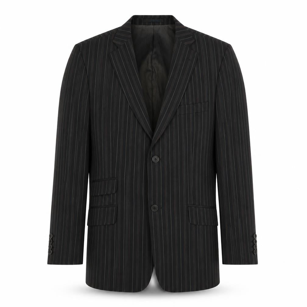 Mens 40 Chest Regular Ted Baker Black Two-Button Blazer