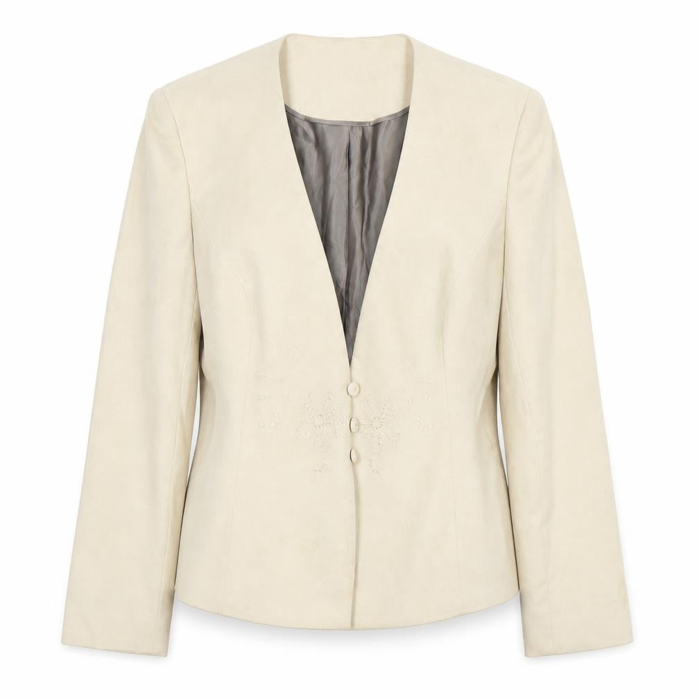 Jacques Vert Beige Women's Blazer Size 12
