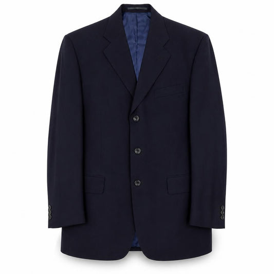 Mens 40 Chest Regular Austin Reed Blue Three-Button Blazer