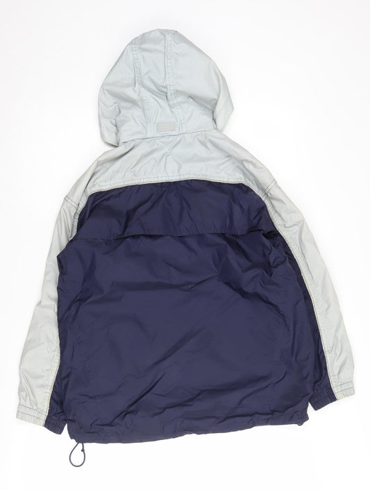 Adidas Men's Blue Windbreaker Jacket, Size M