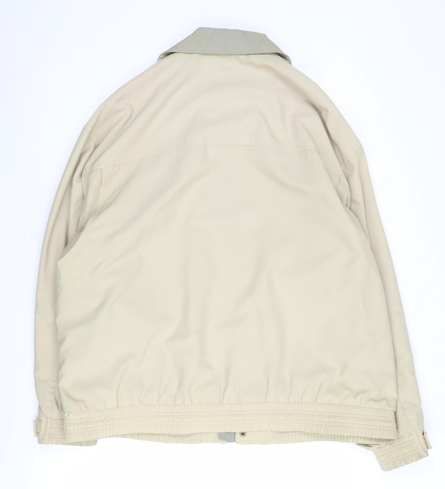 Avanti Men's Beige Basic Jacket Size 44 in, Full Zip, Pockets