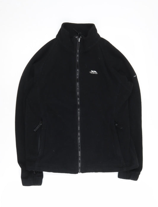 Trespass Boys Black Fleece Jacket Size 146