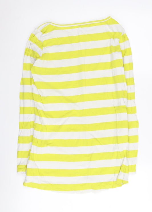 Mamas & Papas Women's Multicoloured Stripe T-Shirt Size 12