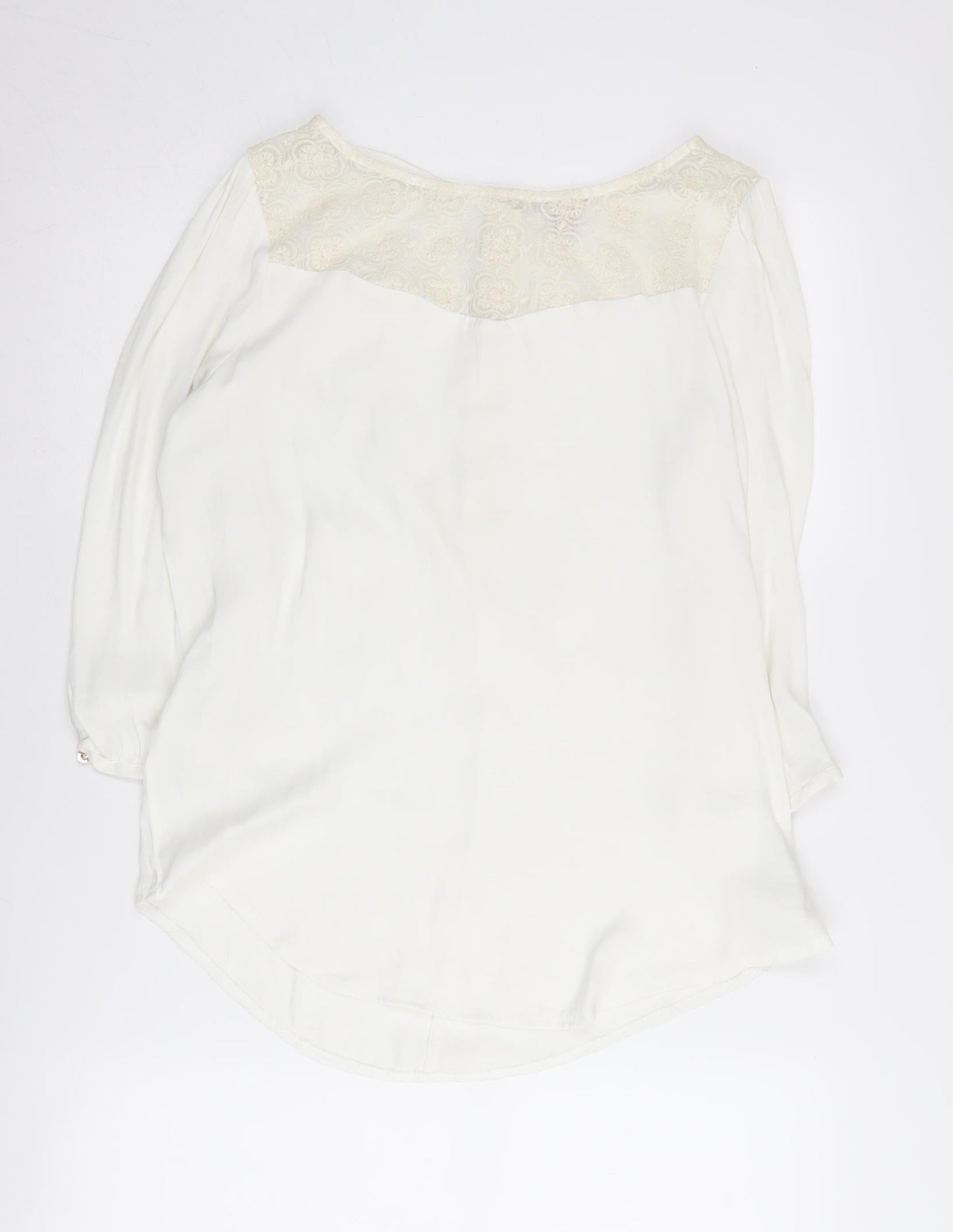 Esprit Women's Ivory Tunic Blouse UK 12