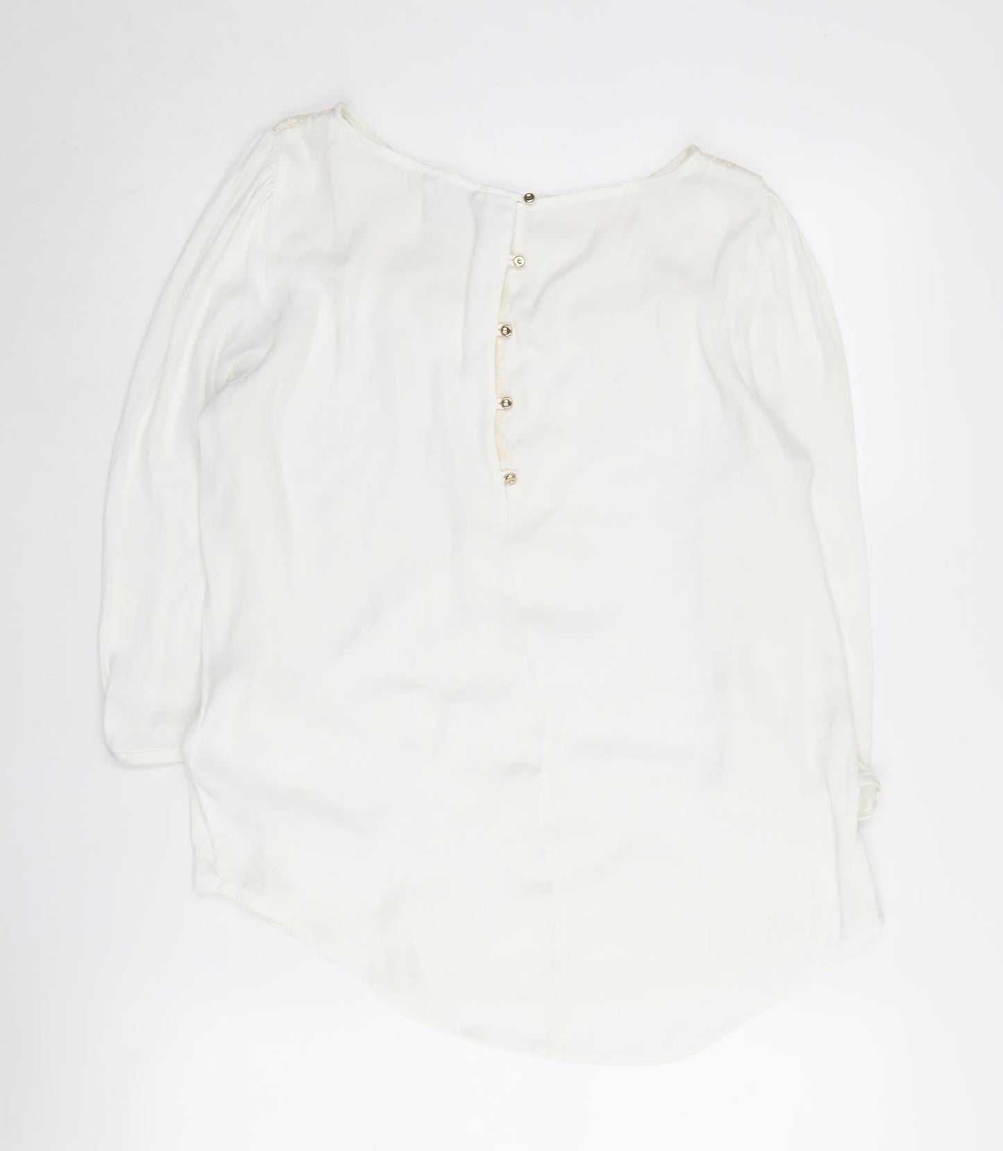 Esprit Women's Ivory Tunic Blouse UK 12