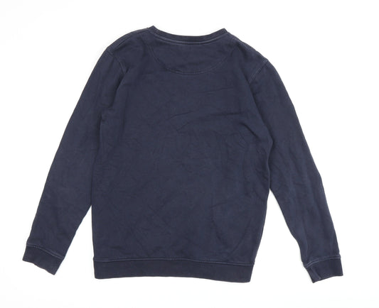 Lyle & Scott Boys Blue Pullover Sweatshirt, Size 12-13