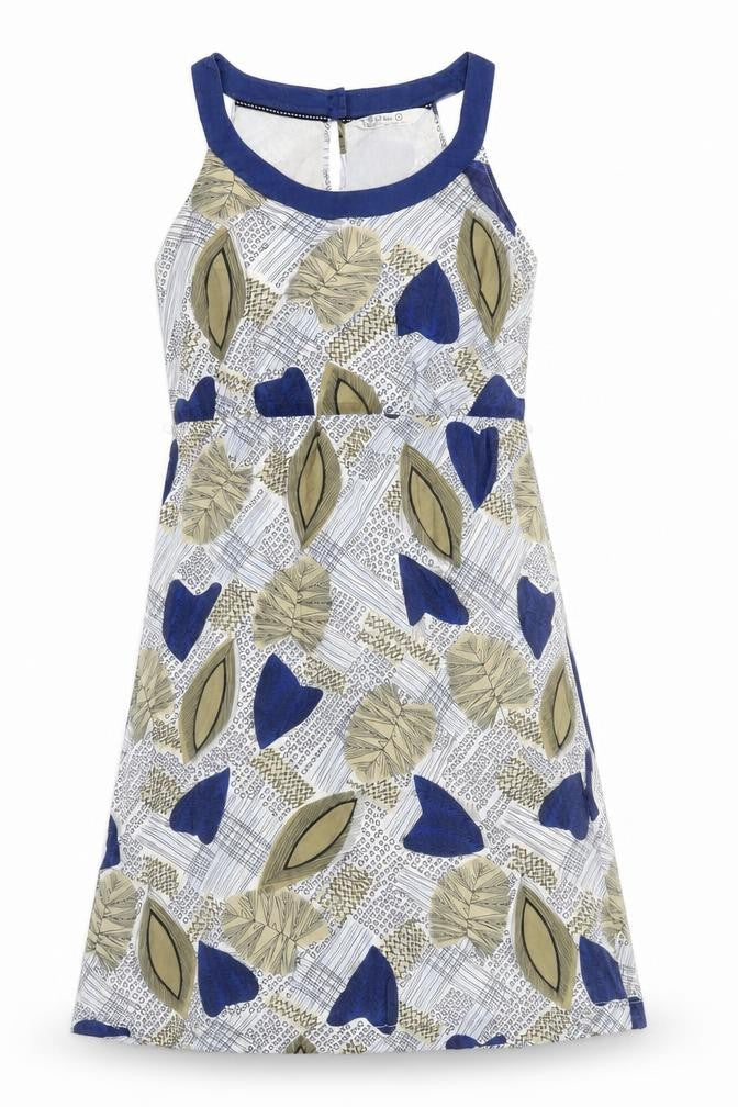 FatFace Women's Multicoloured A-Line Dress Size 10