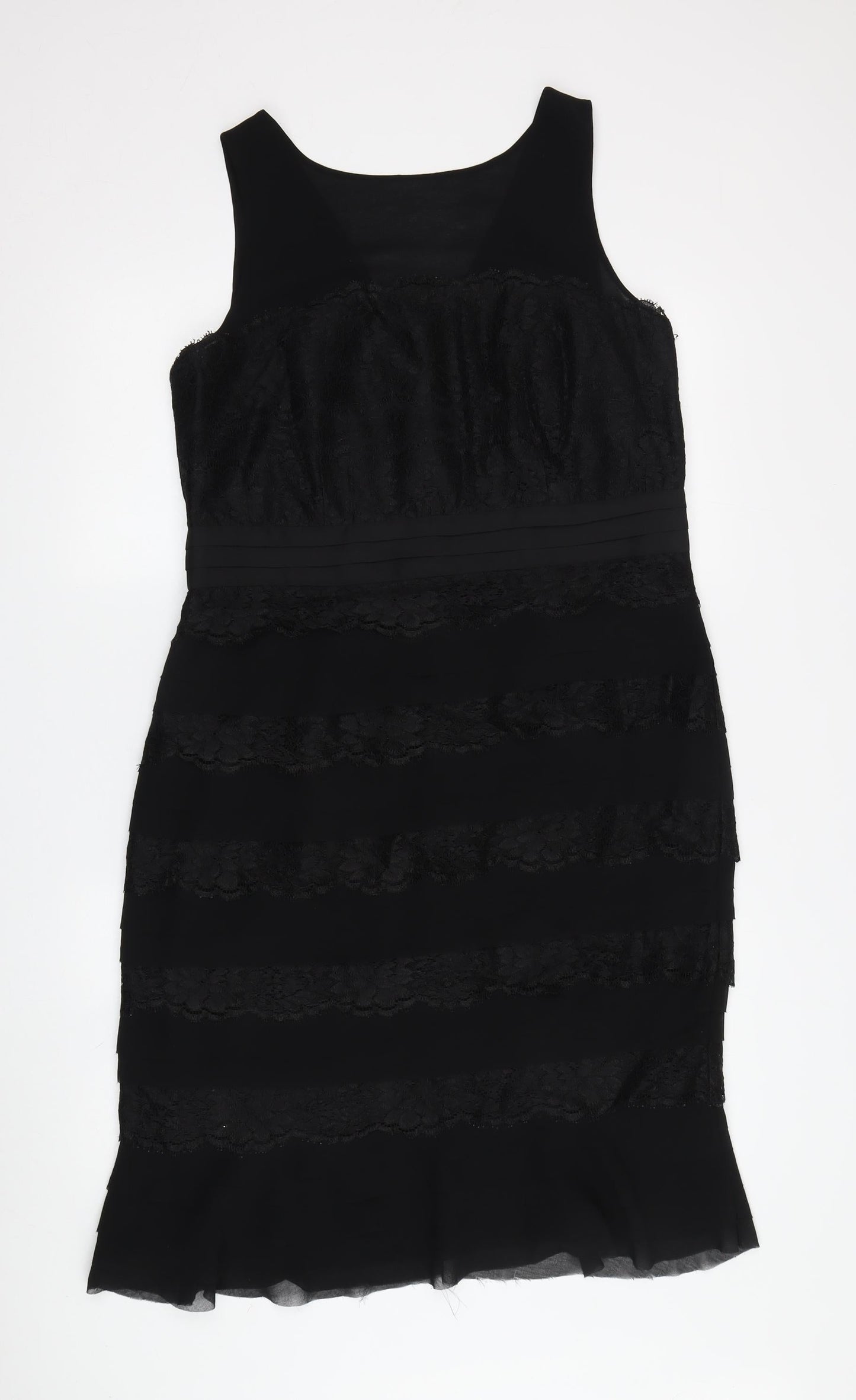 Alexon Women's Black Bodycon Dress, UK 14, Lace, Elegant