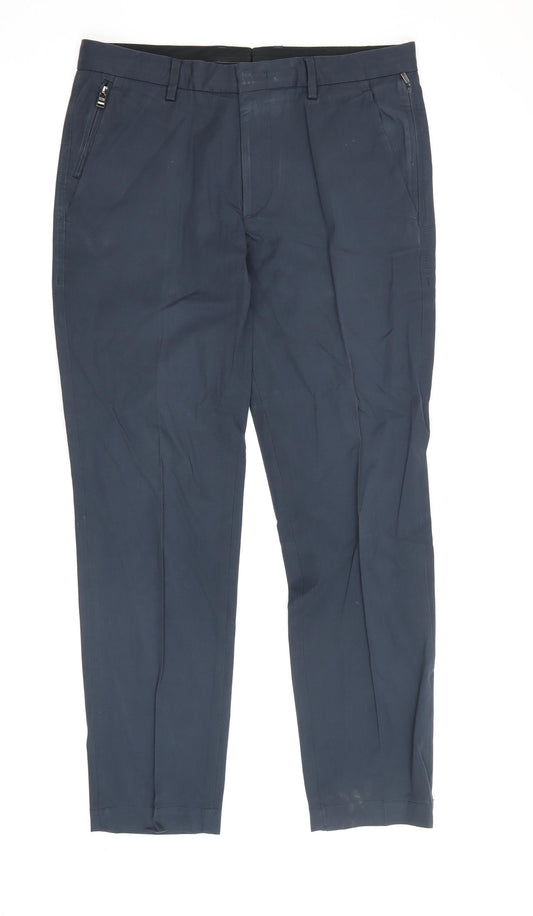 Hugo Boss Unisex Blue Chino Trousers 30R