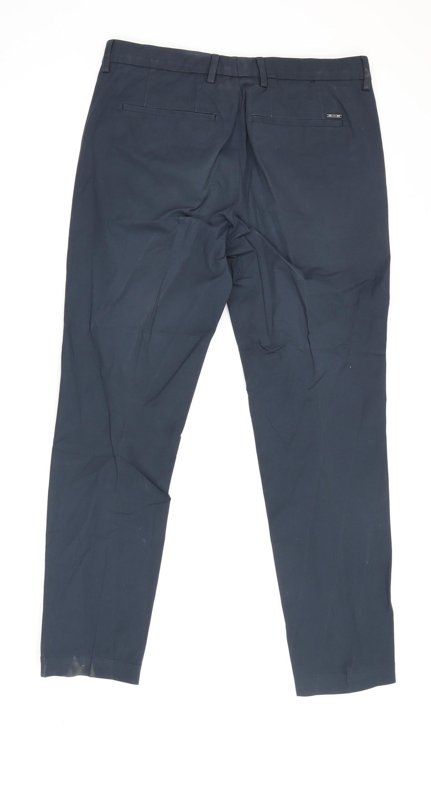 Hugo Boss Unisex Blue Chino Trousers 30R