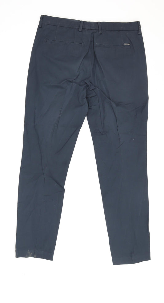 Hugo Boss Unisex Blue Chino Trousers 30R