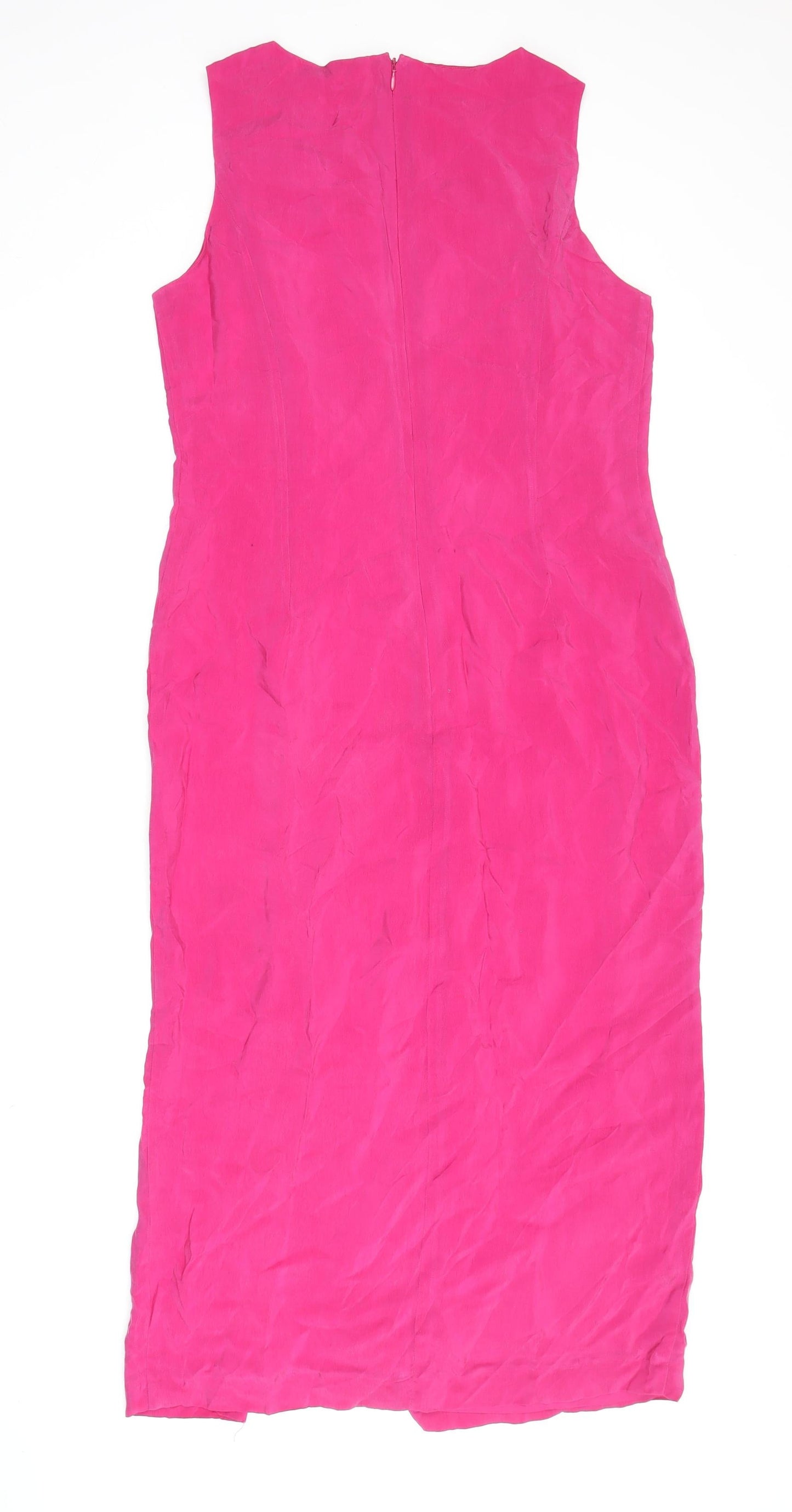 Alexon Women's Pink Sheath Midi Dress Size 10