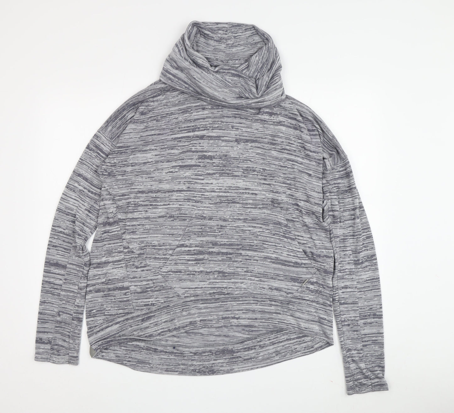 Bench Women's Grey Jersey Blouse M