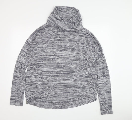 Bench Women's Grey Jersey Blouse M