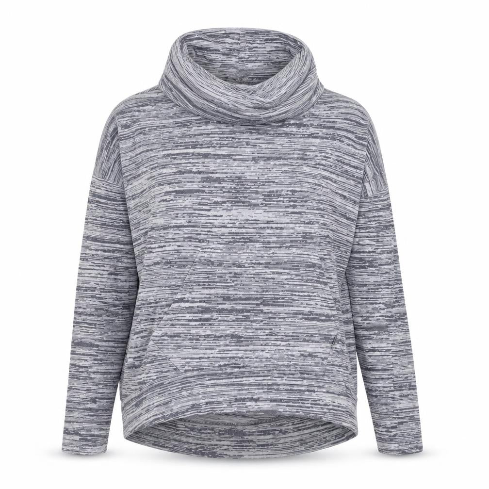 Womens UK Size M Bench Grey Viscose Blend Blouse
