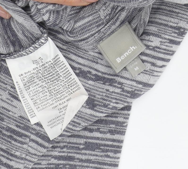 Bench Women's Grey Jersey Blouse M