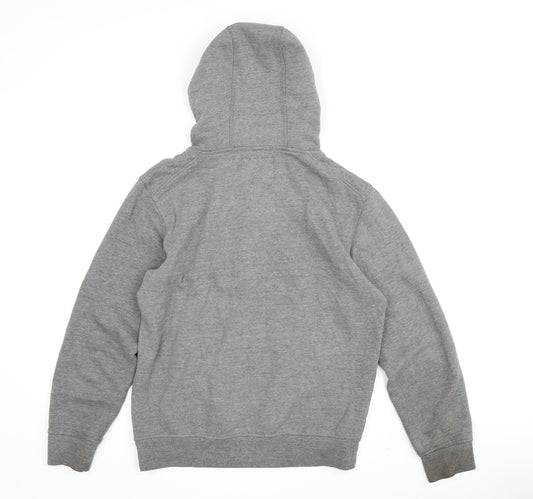 Jack & Jones Men's Grey Full Zip Hoodie M