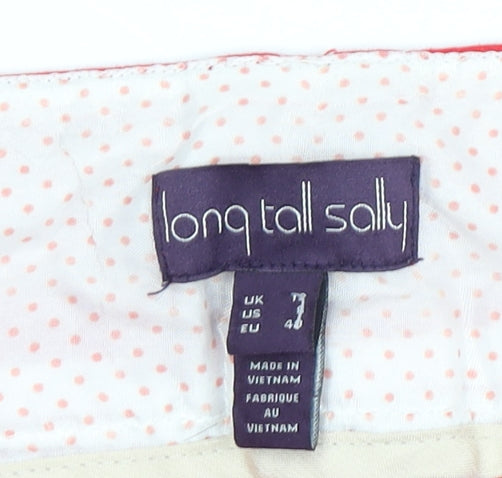 Long Tall Sally Women's Red Cropped Trousers
