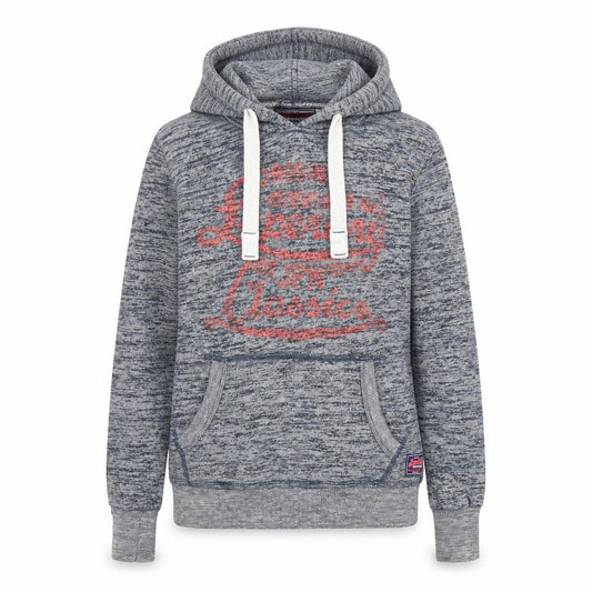 Womens UK S Regular Superdry Blue Pullover Hoodie