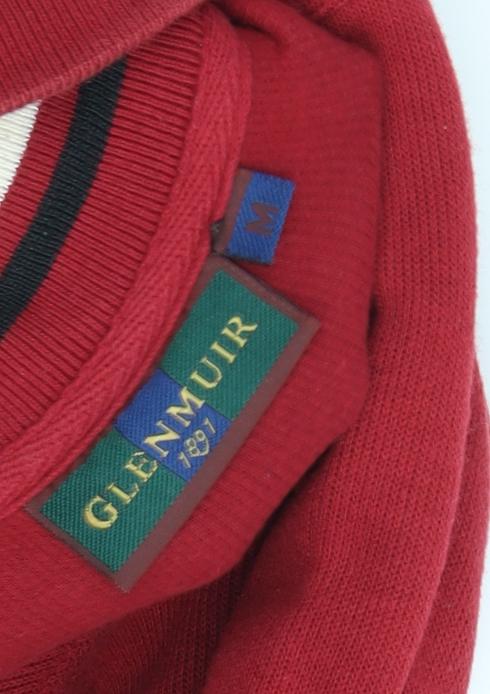 Glenmuir Men's Red 1/4 Zip Sweatshirt M