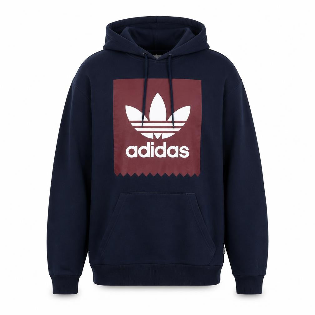 Mens UK S Regular adidas Blue Pullover Hoodie